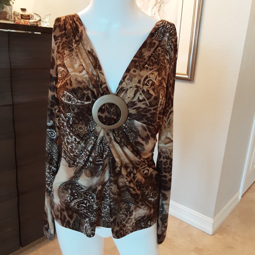 Cache - shimmering Gold Top